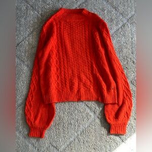 Volcom orange sweater